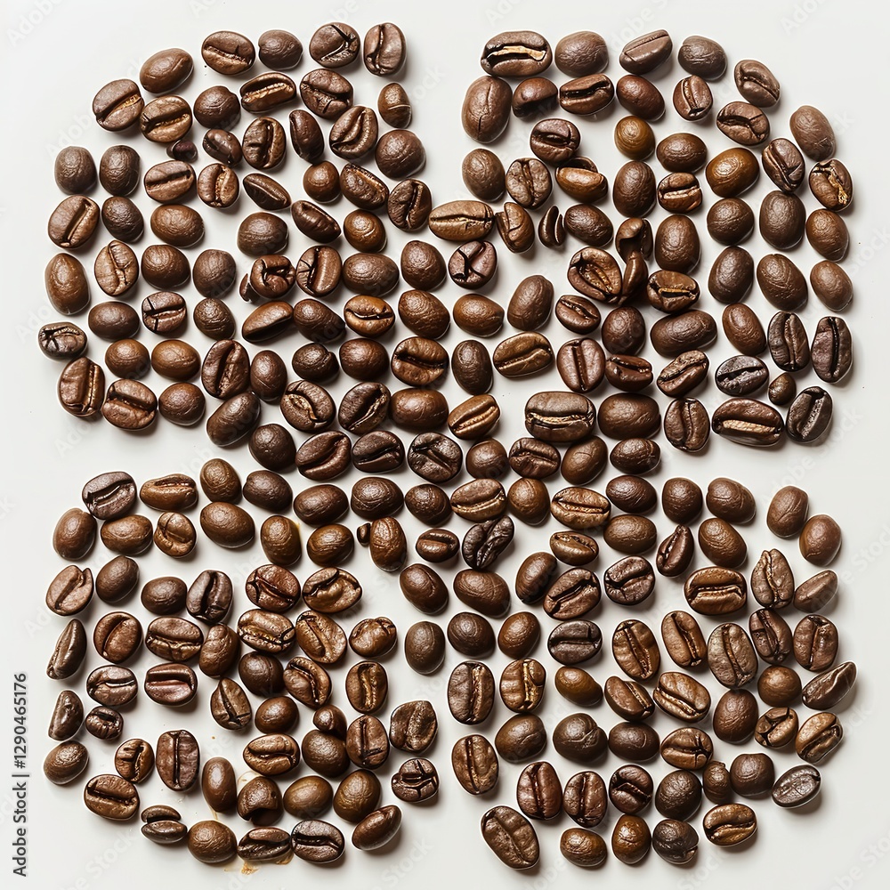 Obraz premium Whimsical Coffee Bean Cup: A Creative Brew