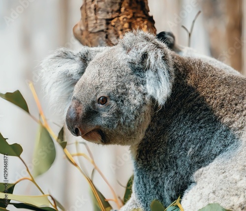 Obraz na płótnie close up of a cute koala bear w salonie