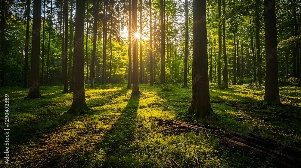 Obraz premium Sustainable Forest Management Reducing Wildfire Risks Through Thoughtful Practices