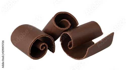 Φωτογραφία Delicious chocolate curls creating an appealing culinary scene