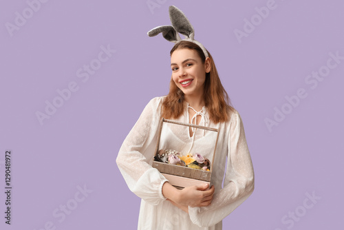Happy smiling young woman i...