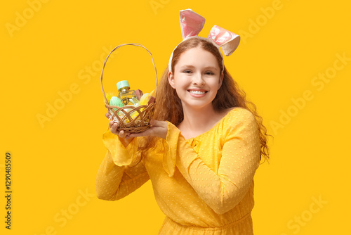 Beautiful young happy woman...