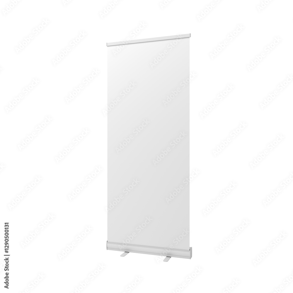 Roll up banner. Mockup. Isolated. 3d illustration. Roll up banner. Mockup. Isolated. 3d illustration.