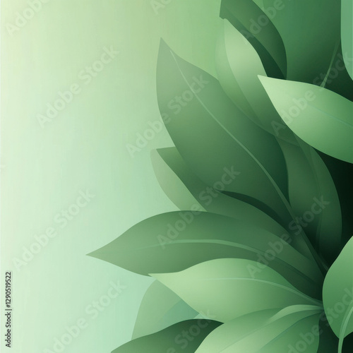 Nature-inspired green gradient background with fresh, organic hues, subtle lighting, smooth blending, high-resolution, ideal for eco-friendly and wellness themes. 