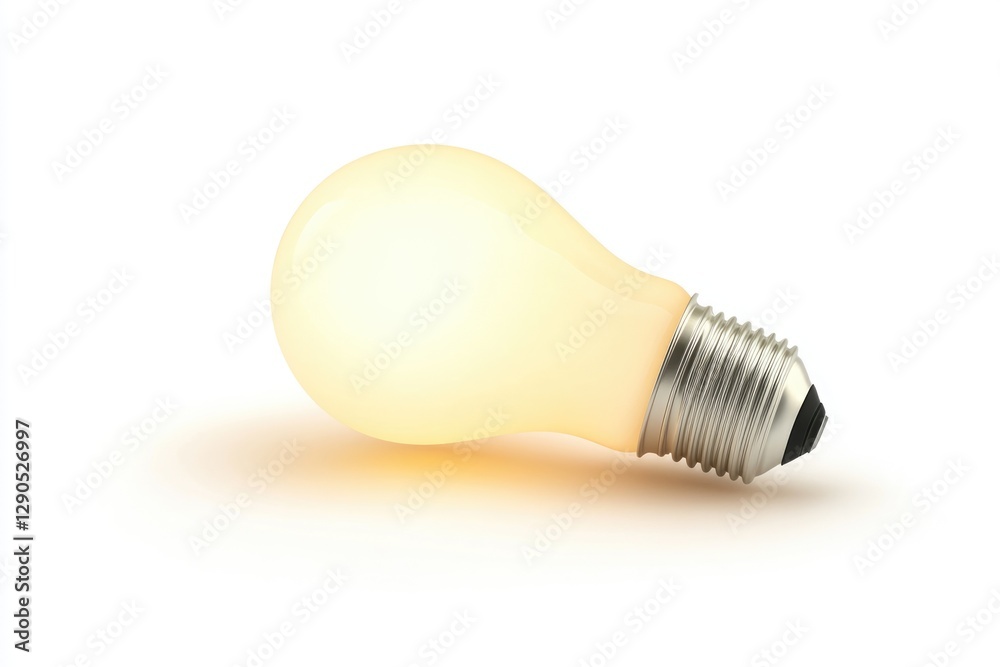 A glowing light bulb, symbolizing ideas, innovation, and solutions. A glowing light bulb, symbolizing ideas, innovation, and solutions.