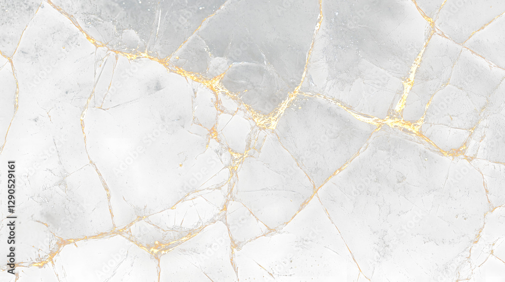 Obraz premium a black marble wall with a gold vein pattern