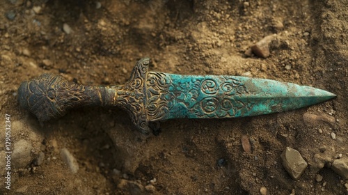 Ancient Bronze Dagger Unearthed - Historical Artifact
