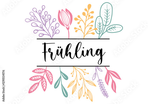 Frühlingskranz Frühling Kranz Blumen
