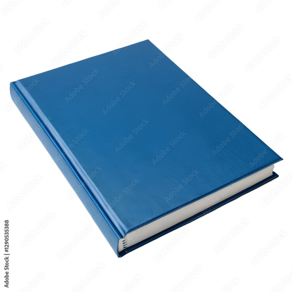 Blue book isolated on transparent background Blue book isolated on transparent background