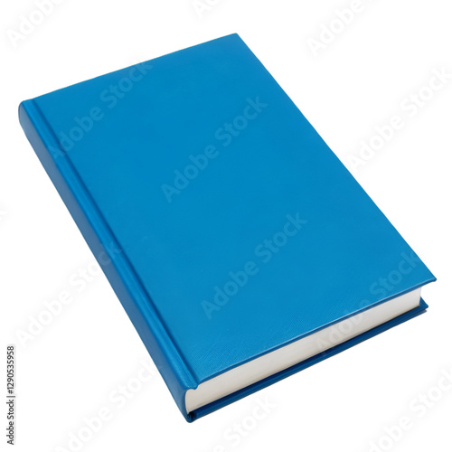 Blue book isolated on transparent background