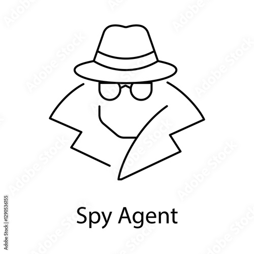 Spy Agent – Disguised Figure Representing Cyber Espionage