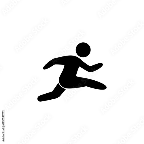running man silhouette