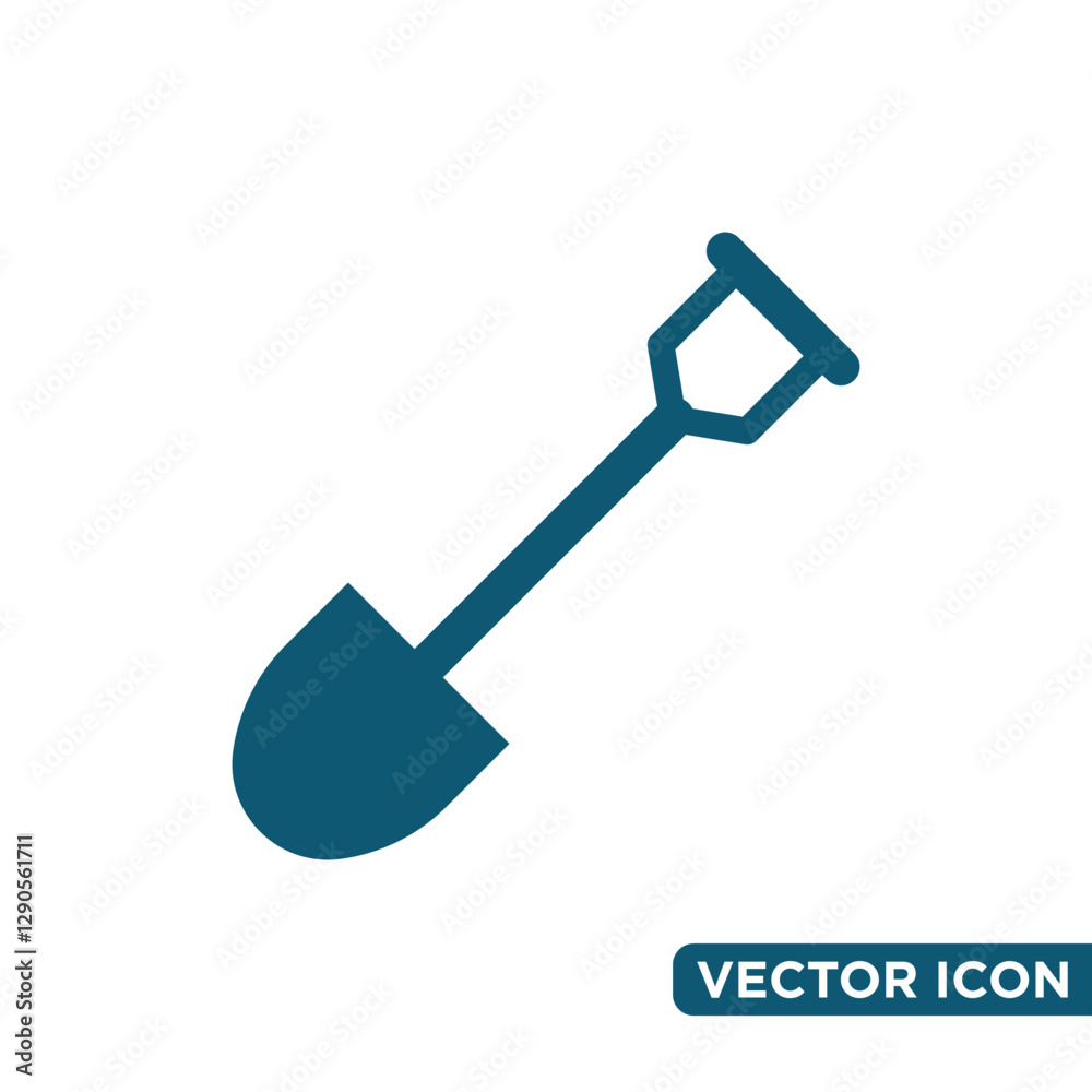 Simple Shovel Icon Design Template Simple Shovel Icon Design Template