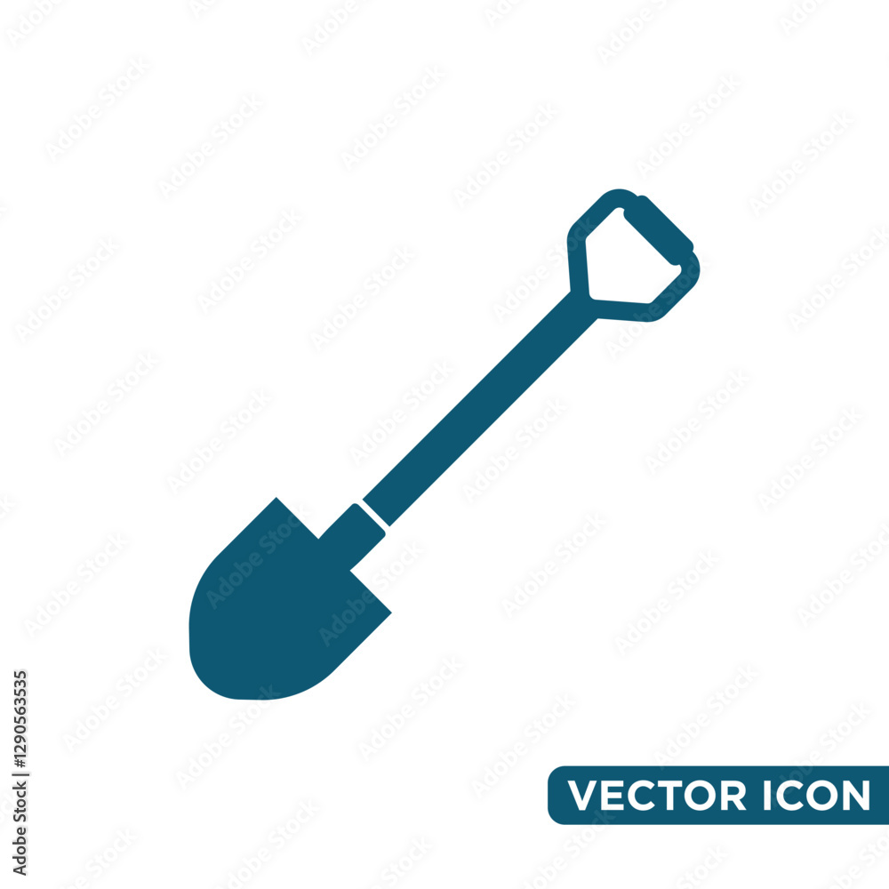 Simple Shovel Icon Design Template Simple Shovel Icon Design Template