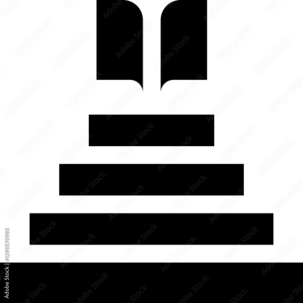 Minimalist lifelong learning icon in SVG format, featuring an open book and arrow glyph symbol. Ideal for continuous education, personal growth, self-improvement, and knowledge development designs.
Minimalist lifelong learning icon in SVG format, featuring an open book and arrow glyph symbol. Ideal for continuous education, personal growth, self-improvement, and knowledge development designs.