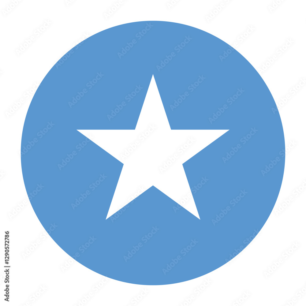Somalia flag circle icon vector illustration design Somalia flag circle icon vector illustration design