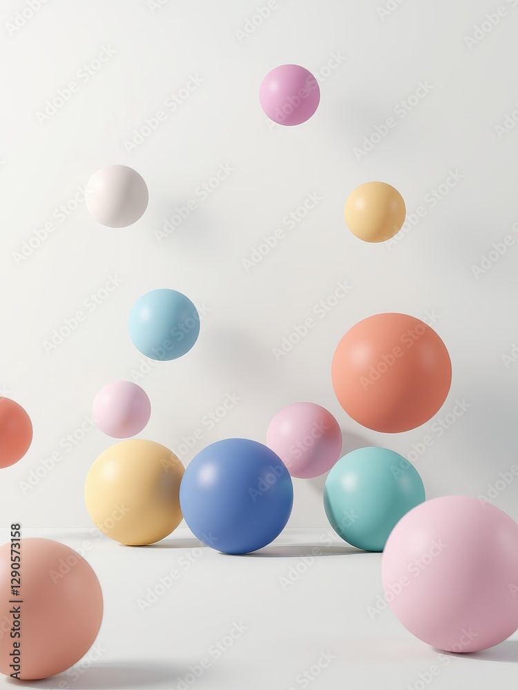 Vibrant Colorful Balloons Ascending Skyward Against Clear Blue Sky Creating Joyful Celebration Atmosphere Vibrant Colorful Balloons Ascending Skyward Against Clear Blue Sky Creating Joyful Celebration Atmosphere