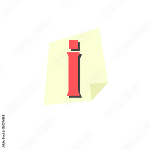Alphabet Cut Out Ransom Letter I