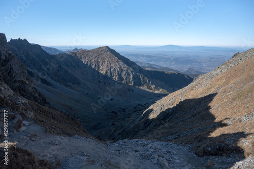 Obraz na płótnie Landscape of high mountains, Tatra Mountains.
w salonie