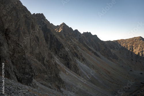 Obraz na płótnie Landscape of high mountains, Tatra Mountains.
w salonie