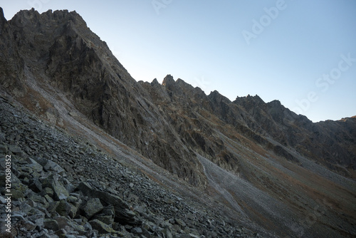 Obraz na płótnie Landscape of high mountains, Tatra Mountains.
w salonie