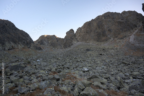 Obraz na płótnie Landscape of high mountains, Tatra Mountains.
w salonie