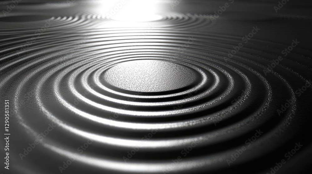 Concentric Circles Ripple Effect: Abstract Design, Serenity, Stillness, Tranquility, Zen Garden, Water Surface, Reflection, Black and White, Minimalist, Texture Concentric Circles Ripple Effect: Abstract Design, Serenity, Stillness, Tranquility, Zen Garden, Water Surface, Reflection, Black and White, Minimalist, Texture
