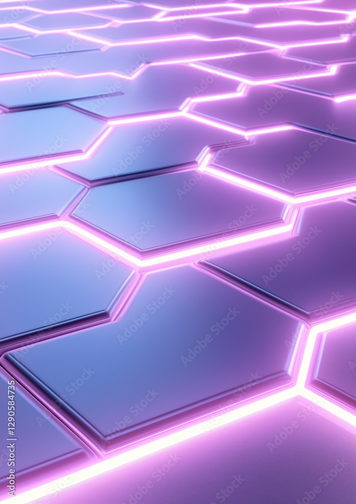 Abstract background with a hexagonal pattern. the hexagons are arranged in a grid-like manner, with each hexagon having a different color - purple, blue, and pink. Abstract background with a hexagonal pattern. the hexagons are arranged in a grid-like manner, with each hexagon having a different color - purple, blue, and pink.