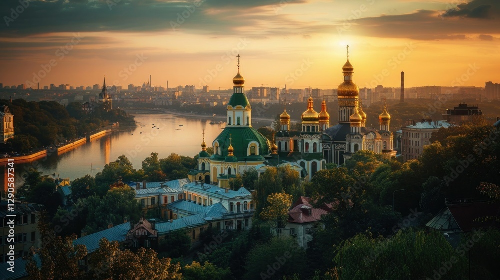 Fototapeta premium Ukraine is a beautiful, majestic and fertile land, real photos