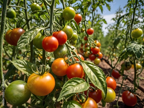 Wallpaper Mural tomato tree that bears fruit abundantly Torontodigital.ca