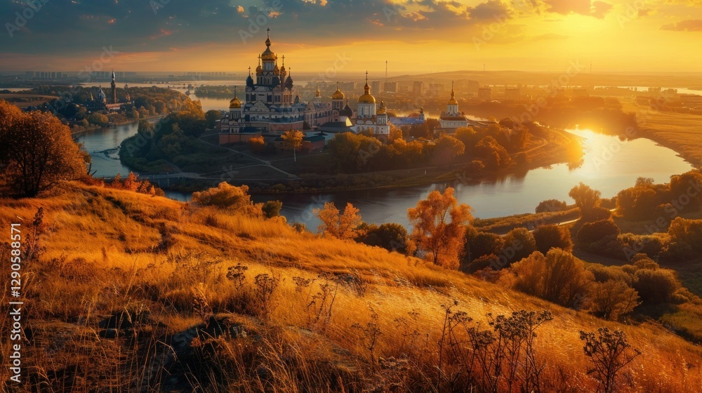 Naklejka premium Ukraine is a beautiful, majestic and fertile land, real photos