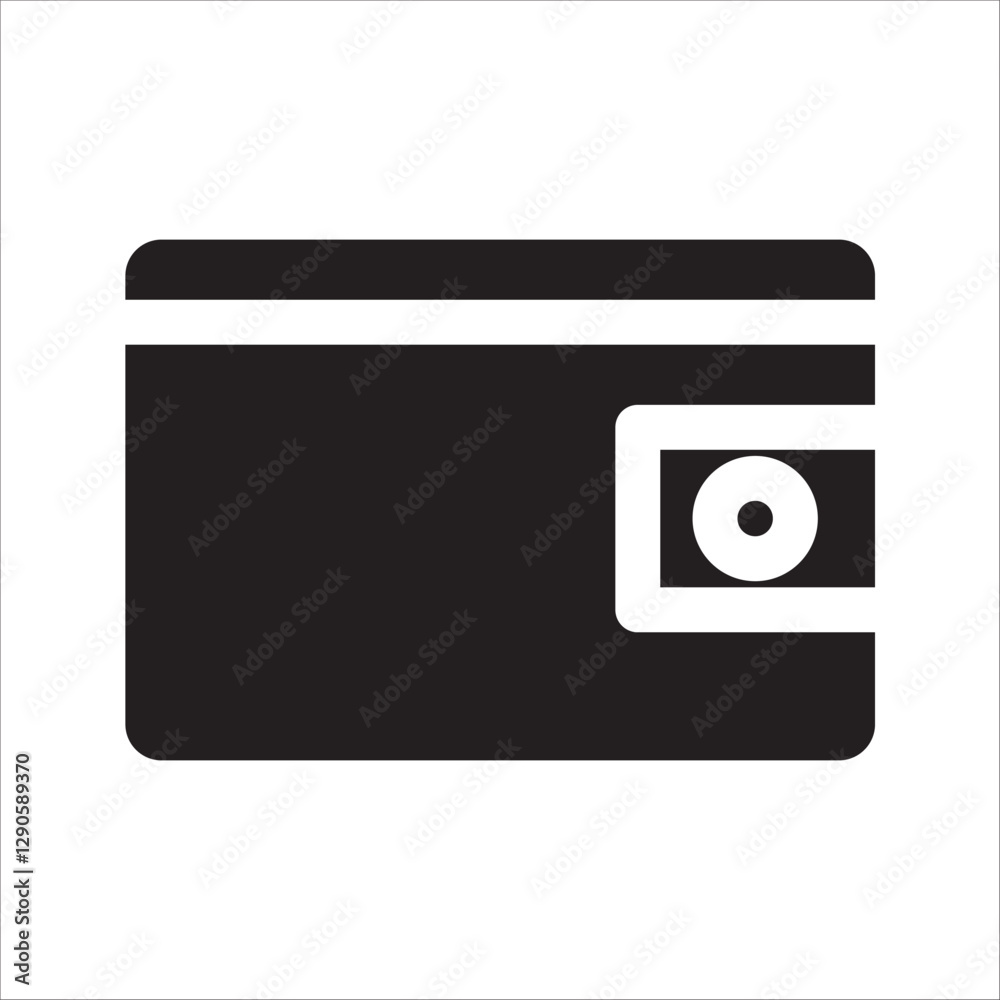 wallet icon with white background wallet icon with white background