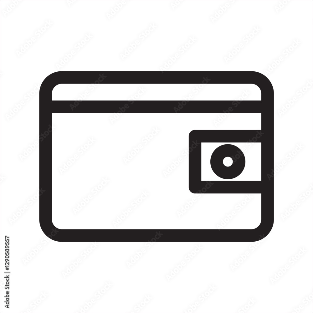 wallet icon with white background wallet icon with white background