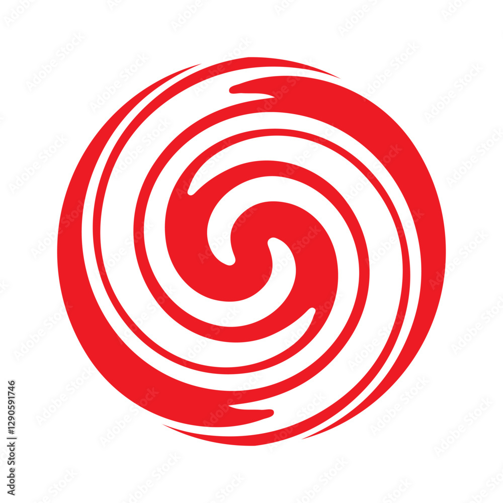 Hurricane symbol, abstract icon vector illustration Hurricane symbol, abstract icon vector illustration