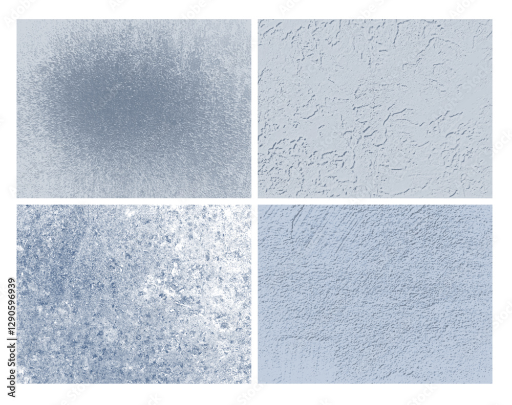 Fototapeta premium Texture of gray-blue concrete wall.