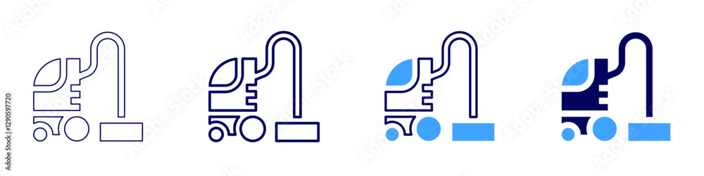 Cleaning under furniture icon in 4 different styles. Thin Line, Line, Bold Line, Duotone. Duotone style. Editable stroke Cleaning under furniture icon in 4 different styles. Thin Line, Line, Bold Line, Duotone. Duotone style. Editable stroke