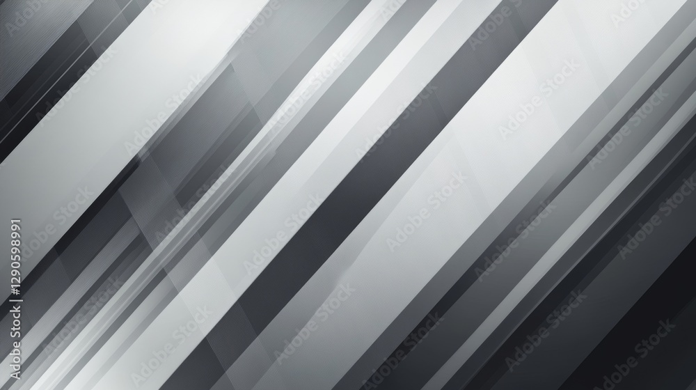 Obraz premium Gray lines form an angled pattern against a gradient background. Perfect for a modern or techy design.