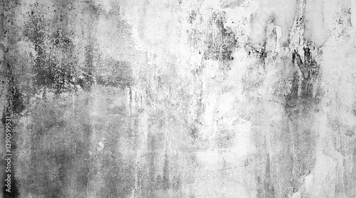Old concrete white-black-gray wall textures for background with cracks textures,Abstract background