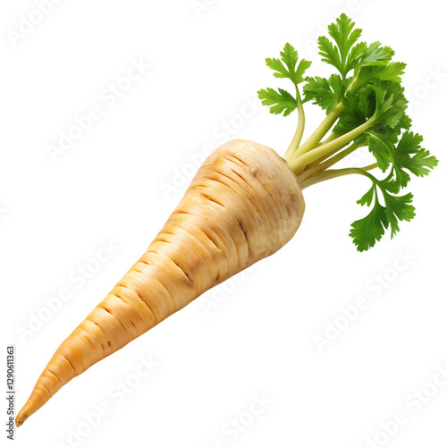 Fresh Organic Parsnip Root Vegetable Harvest raw eat food diet farm leaf crop   
