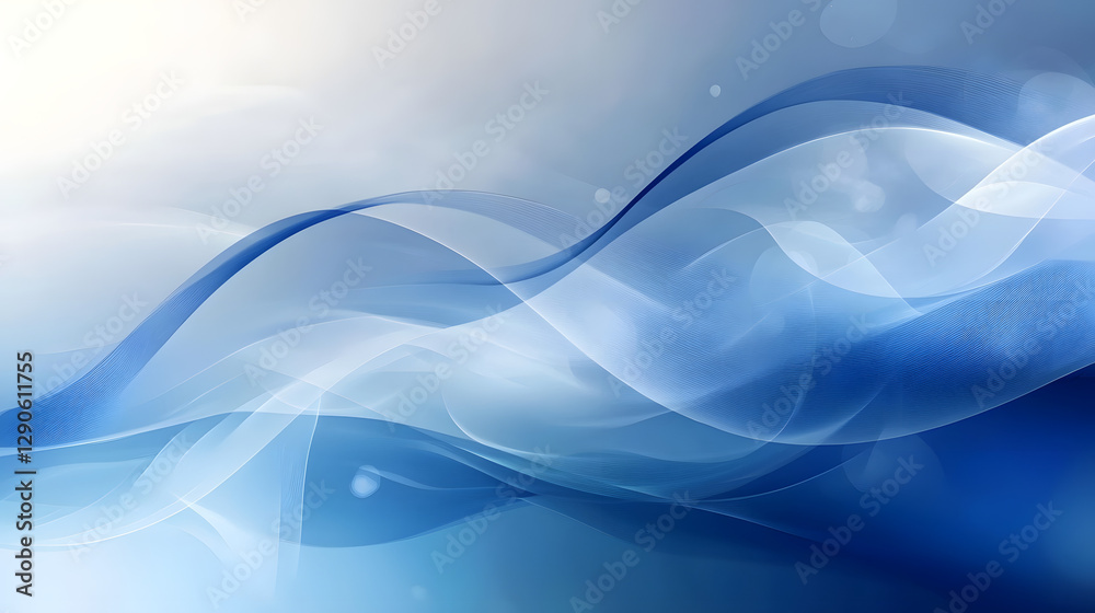 Blue wave lines background vector presentation design with copy space
Blue wave lines background vector presentation design with copy space