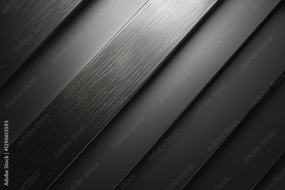Obraz premium Abstract black wooden texture with sleek lines and subtle sheen.