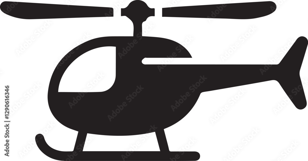 helicopter silhouette vector, copter icon vector illustration helicopter silhouette vector, copter icon vector illustration
