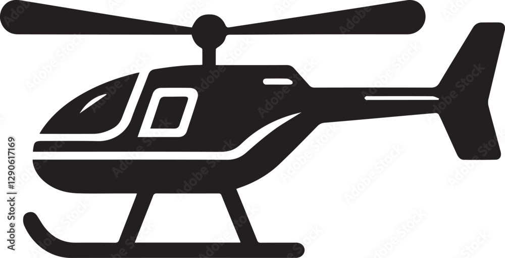 helicopter silhouette vector, copter icon vector illustration helicopter silhouette vector, copter icon vector illustration
