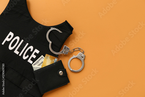 Wallet, policeman's body ar...