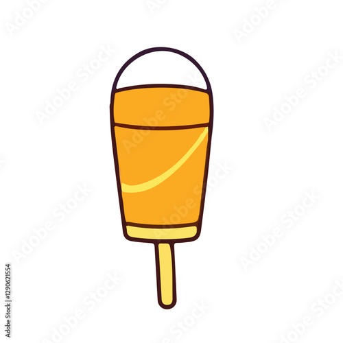 ice cream isolated on white background