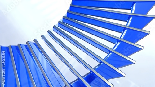 Dynamic 3D Background with Glass and Plastic Shapes – Modern Abstract Render

