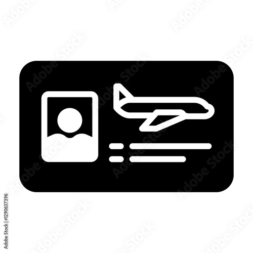 Flight license icon