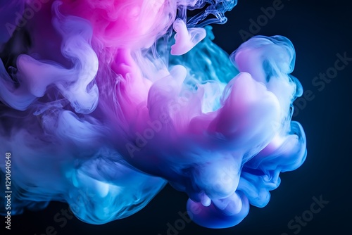 Abstract Ink Fusion Art
