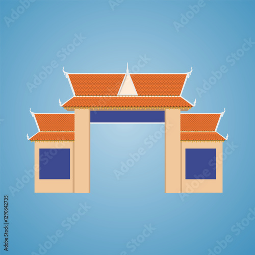gate door school, high school primary secondary school gate asian school gate decoration