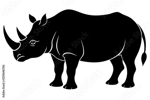 rhino vector illustration